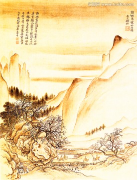 恽寿平 山水画