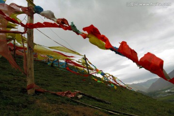 藏文化 经幡