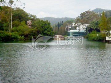 珠海石景山旅游区 池塘水景
