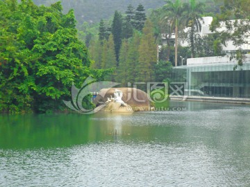 珠海石景山旅游区 池塘水景