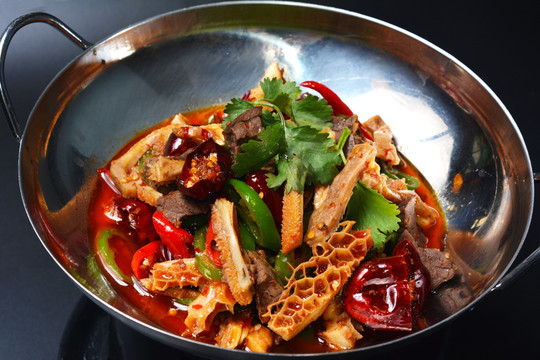 干锅牛杂