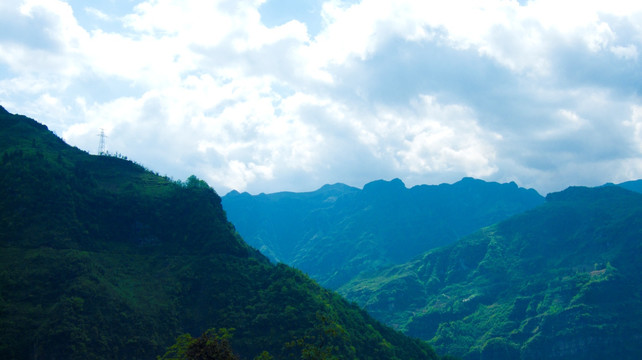 山顶  山峰