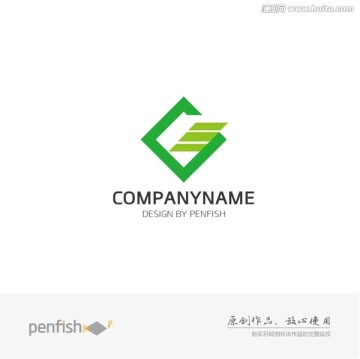字母G创意logo或字母GE