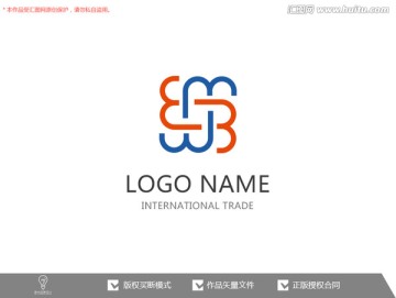 M字母标志logo