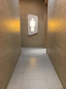 男厕所标识
