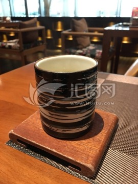 日式餐厅 茶杯