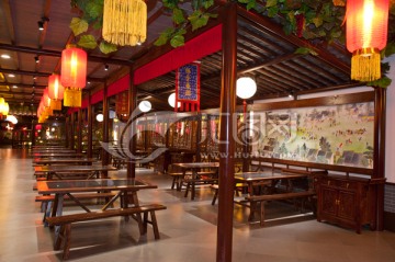 中式餐厅环境