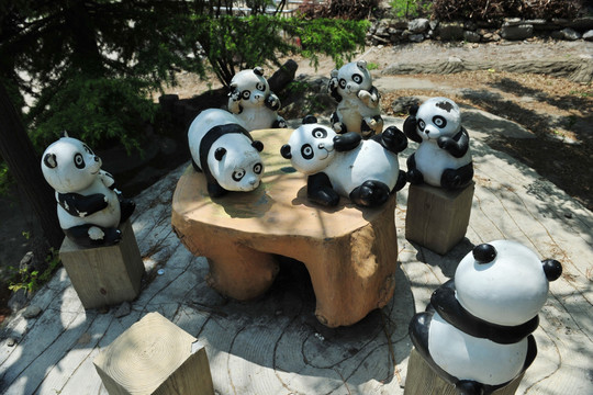 园林景观   熊猫景观  熊猫