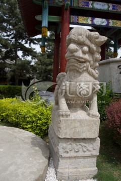 西安唐苑 石雕 狮子