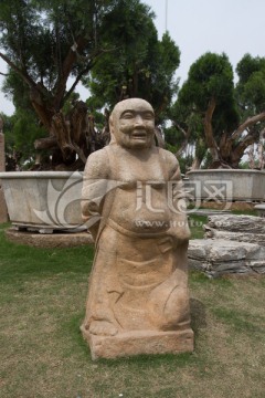 西安唐苑 石雕 人像