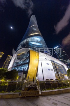 上海中心大厦夜