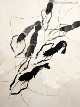 齐白石 水墨画