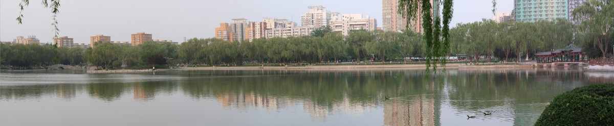 龙潭湖宽屏风景