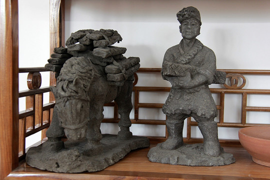 茶马雕塑