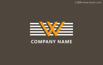 EWA字母logo设计