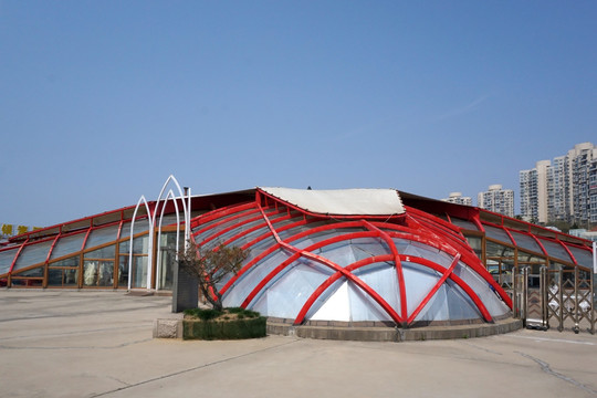 银海海星国际会展中心建筑外景