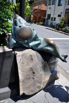 街边雕塑