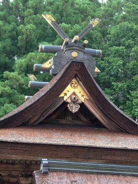 熊野本宫大社 屋顶 