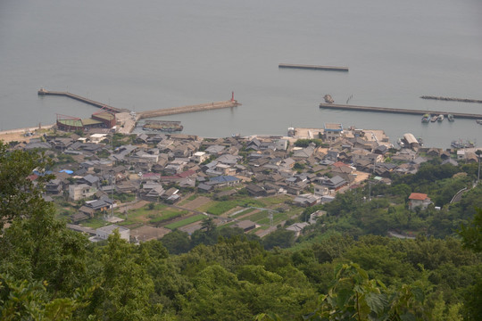 日本女木岛展望台全景