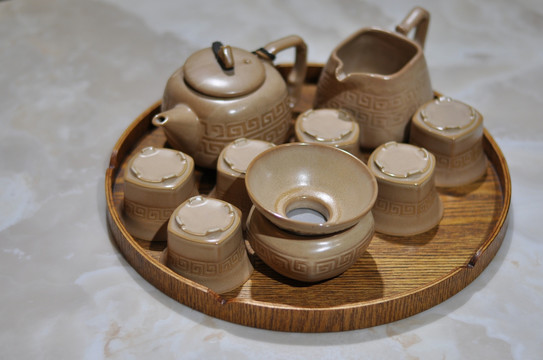 一套中式茶具