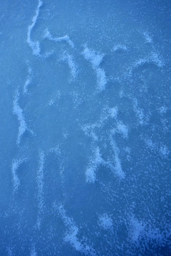冰封河面冰霜纹理
