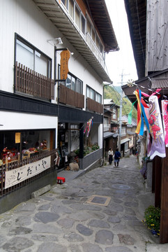 汤平温泉乡街道景