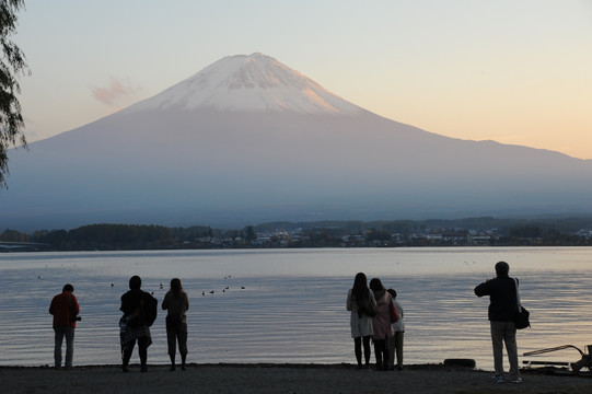 日本富士河口湖美景