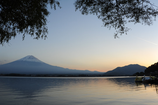 日本富士河口湖美景