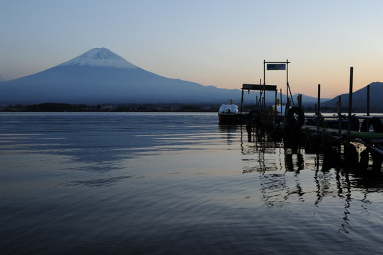 日本富士河口湖美景