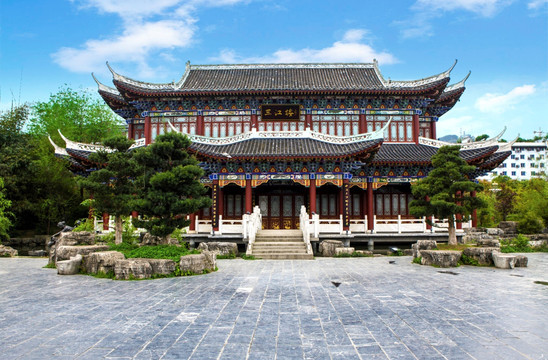 三江公园风光