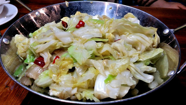 干锅包菜
