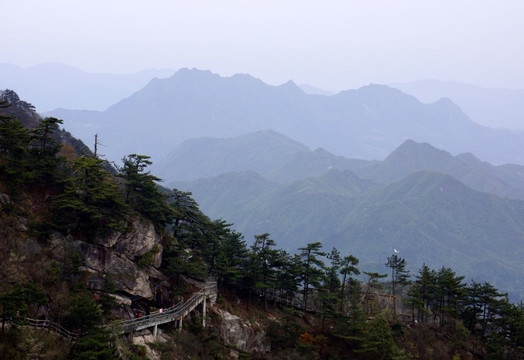 岳西明堂山风光