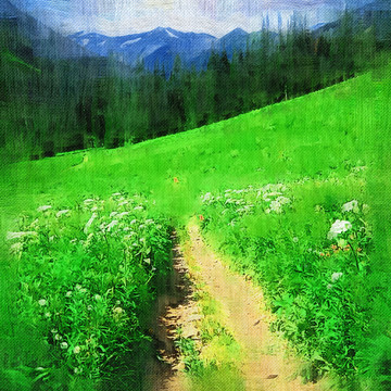 油画 风光