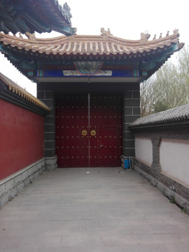 古代宫殿之门