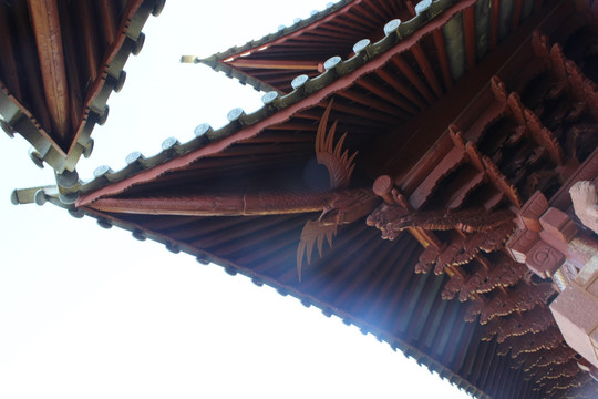 钟山寺飞檐