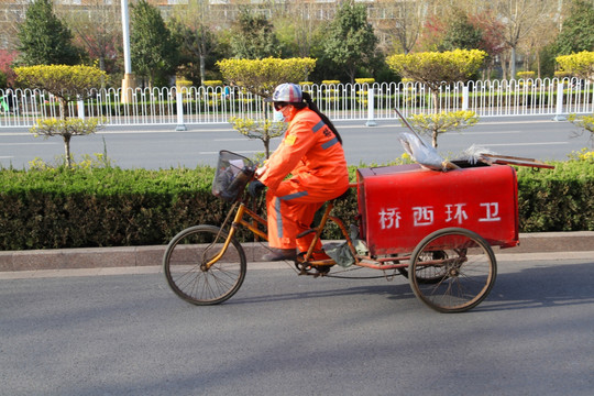 环卫女工