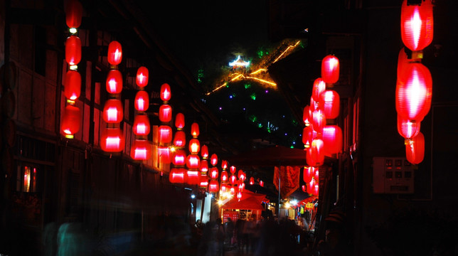 回龙场夜景