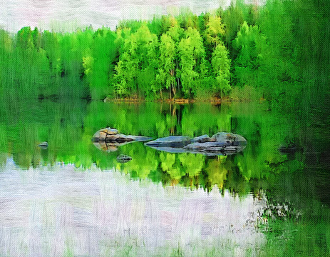 风景油画