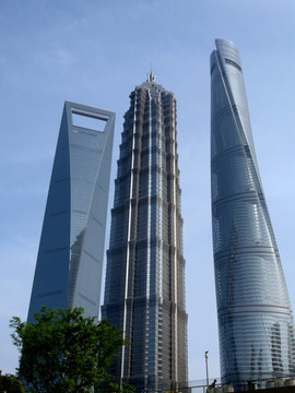 上海浦东建筑三巨头