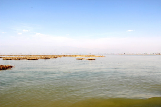 银川沙湖风光