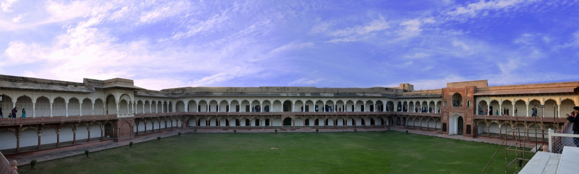 印度阿格拉红堡 皇宫