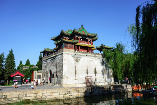 北京颐和园古建筑文昌阁