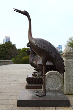 腾王阁雕塑 鹤