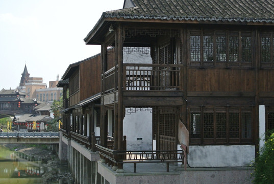 杭州宋城古代建筑