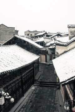 凤凰古城雪景