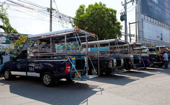 泰国街景 泰国出租车