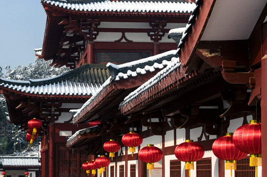 冰雪潜山寺