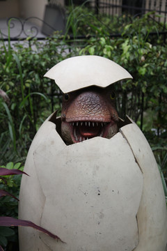 恐龙 雕塑 霸王龙 远古动物