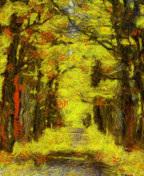 装饰画 抽象油画