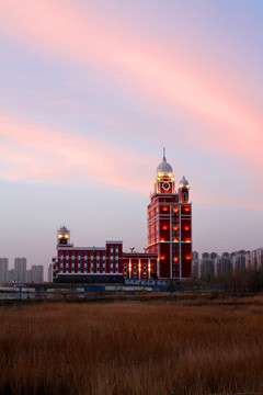 大庆 磐石大教堂 湖泊 油田